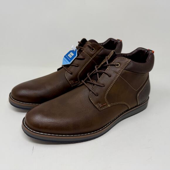 Nunn Bush Chuka Hiker Boots Brand New In Box Mens 8 1/2 Brown Cognac S-1533 - Picture 10 of 16